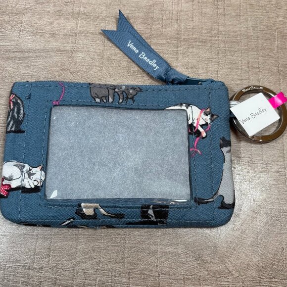 Vera Bradley Cat Themed Coin Purse - Picture 1 of 4
